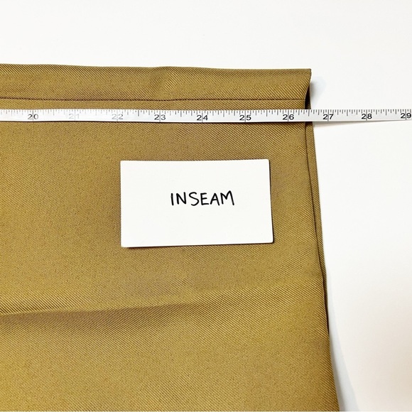 J. Crew NWT Tapered Pants with Front Pleats 14 khaki tan high rise relaxed - Picture 11 of 13